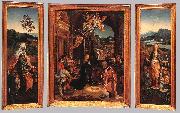 BEER, Jan de Triptych  hu255 oil painting on canvas